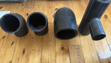 donuz eti: PE (polietilen) boru fitinqləri dəsti Tək təkliflə bir neçə iriölçülü — 3