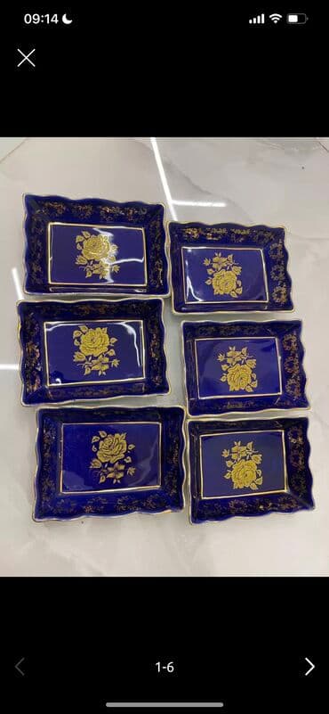 qazan destleri qiymetleri: Nəlbəkilər, rəng - Göy — 1