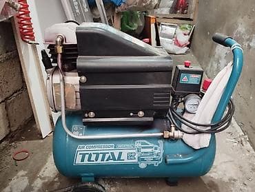 boya tapançası: TOTAL hava kompressoru – sənaye tipli - Güc: 2 HP - Qəbuledici həcmi — 1