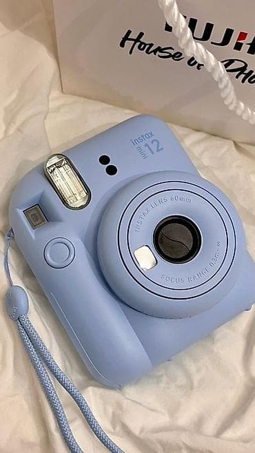 korpuslar: Fujifilm Instax Mini 12 — ani polaroid fotoaparat - Rəng: pastel mavi — 1