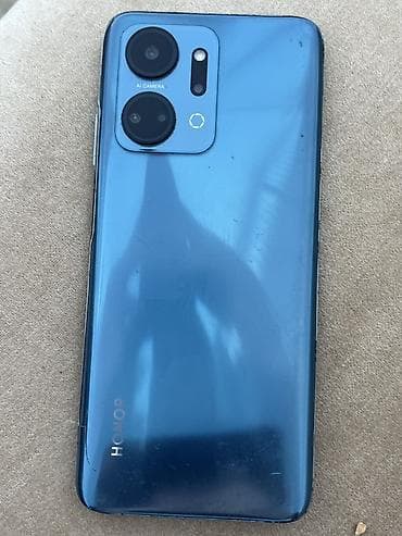 simli telefonlar: Honor 7A, rəng - Mavi, Qırıq — 2