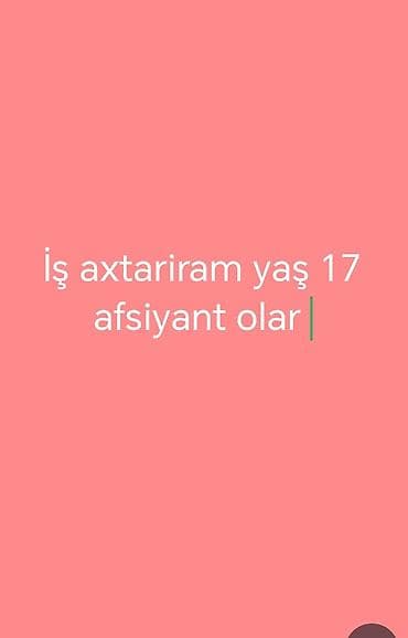 Ofisiant, Kişi, 17 yaş, Təcrübəsiz lalafo.az -da Ofisiant, Kişi, 17 yaş, Təcrübəsiz