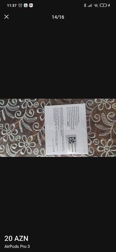 ipad 10 cu nesil: AirPods Pro 3 qulaqlıq Məhsulun xüsusiyyətləri: - Tam simsiz Airpods — 10