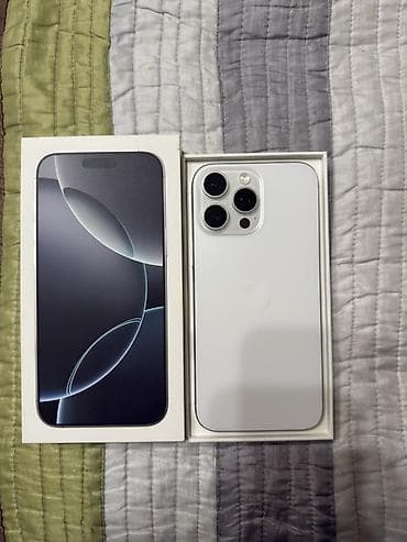 iphone 14 plata: IPhone 16 Pro Max, 256 GB, Ağ — 2