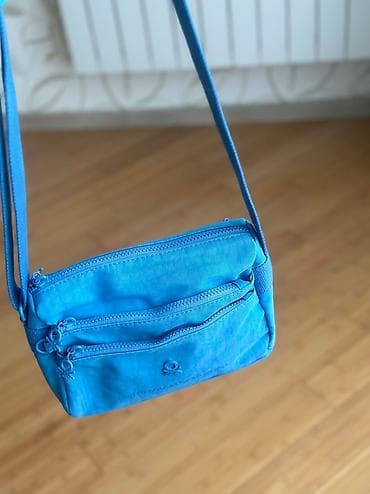Çantalar: BENETTON çanta göy renk, təzə kimi bir dəfə istifadə olunub — 7