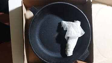 Tava, rəng - Qara, Çuqun, 28 sm — 2