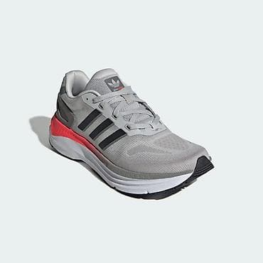 Мужская обувь: Adidas ZX RS idman ayaqqabısı - Rəng: boz üstlük, qara 3 zolaq, arxa — 4