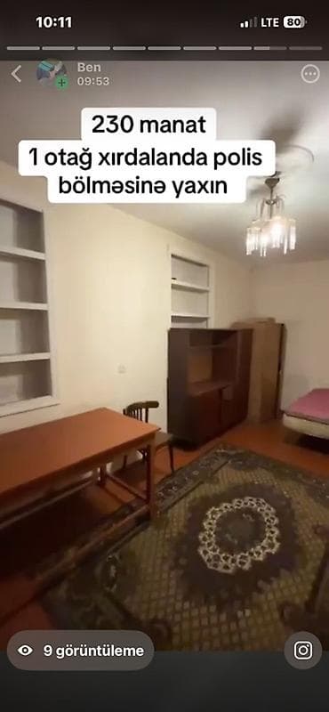 xankendi ev satilir: Kirayə: Xırdalanda, polis bölməsinə yaxın 1 otaqlı mənzil.şəkillər — 2