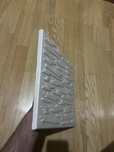 Maye divar kağızları: 3D dekorativ divar paneli - Material: gips əsaslı dekorativ panel - — 2