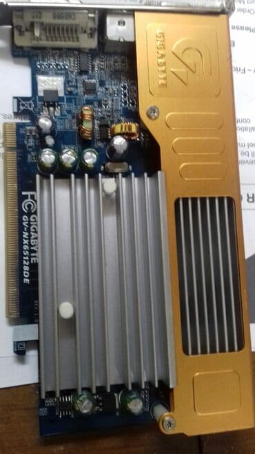 Kompüter ehtiyyat hissələri: Video kartlar kompyuter üçün işlənmiş Bir dənəsi 16manatMarkaları — 2