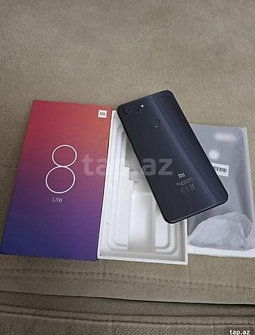 sony z2 ekran: Xiaomi Mi 8 Lite, 64 GB, rəng - Göy, 
 Barmaq izi — 2