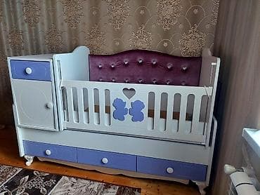 ucuz stolar: Oğlan və qız üçün, Dördbucaq, Beşik, Dəstsiz, Matras ilə, Yellənmə mexanizmsiz — 3