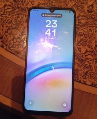 Apple iPhone: Samsung Galaxy A22, 128 GB, rəng - Qara, Barmaq izi — 1