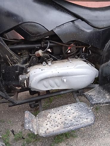 vaz 2106 abilsofka: ATV kvadrosikl – qara rəng, 4 təkərli, off-road üçün tam işlək — 3