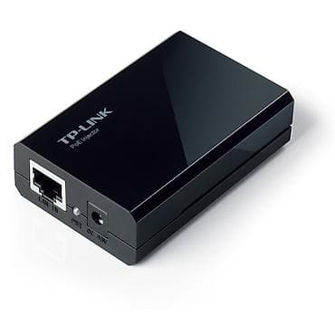 modem tenda: TP‑Link PoE Injector - Model: TP‑Link PoE Injector (yazı üzərində — 1