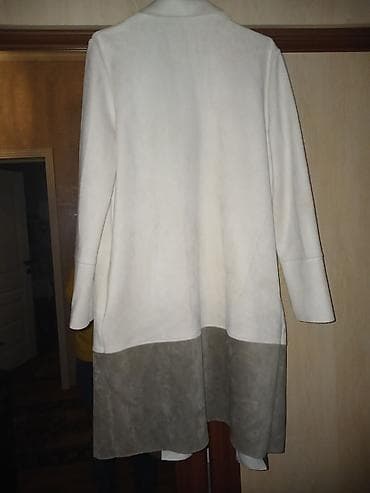 Верхняя одежда: Пальто, Zara, M, цвет - Бежевый — 6