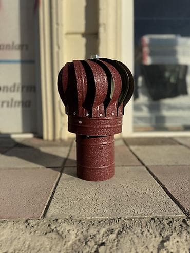 havalandırma boruları: Deflektor. Havalandırma üçün Rüzgar turbini tipli baca havalandırma — 3