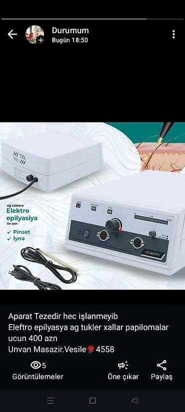 hava ölçen: Sac moykasi yenidir uzerinde kranti hediyye çox tecili satilir qiymet — 7