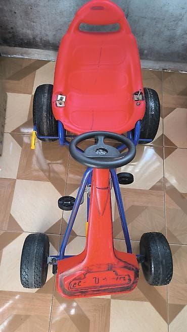 dörd təkərli velosiped: Uşaq pedallı qo-kart - Tip: Pedalla idarə olunan uşaq qo-kartı - — 2