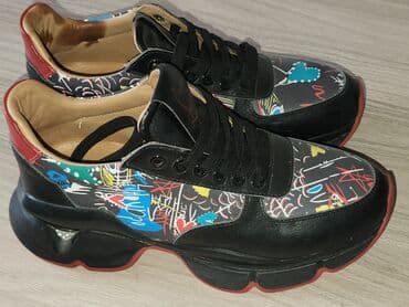 женские кеды сникерсы: Размер: 37, цвет - Черный, Новый — 3