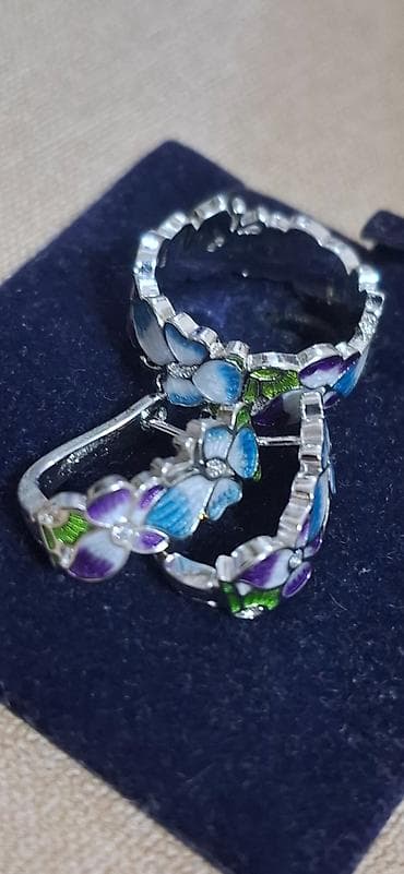 Bijuteriye. Stal. Rengini deyishmir. Gumushe benzeyir — 5