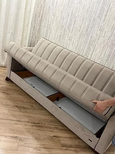 saloglu divan: Divan, İşlənmiş, Açılan, Bazalı, Vеlur parça, Çatdırılma yoxdur — 2