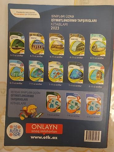 kitab şkafi: Məhsul: “Siniflər üzrə Qiymətləndirmə Tapşırıqları” kitabları – 2025 — 3