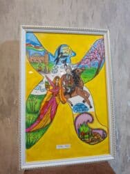 yeni il profil sekilleri: Rəsm əsəri – “Qarabağ mövzusu”, çərçivəli - Texnika: kağız üzərində — 5