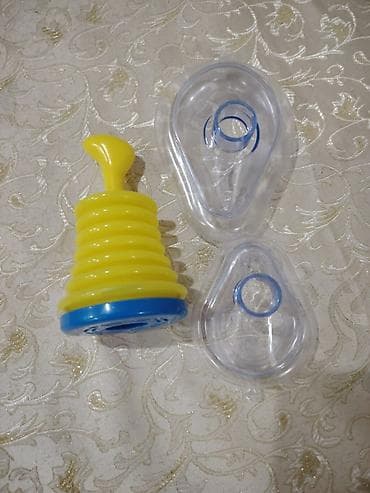 Tibbi geyim: Uşaq/yeniyetmə üçün manual inqalyasiya (nebulyator) maska dəsti — 2