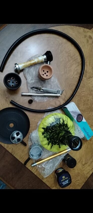 Nərgil (şişəli komplekt) barter de edə bilərik. Tam komplekt nərgil
