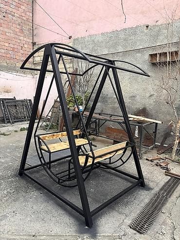 ucuz tül perde: Skamya-yelləncəl, Zontikli, Metal — 1