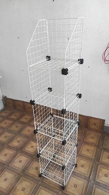 vitrin panel: Məhsul: Metall tor konstruksiyalı modul rəf/ səbət sistemi - — 1