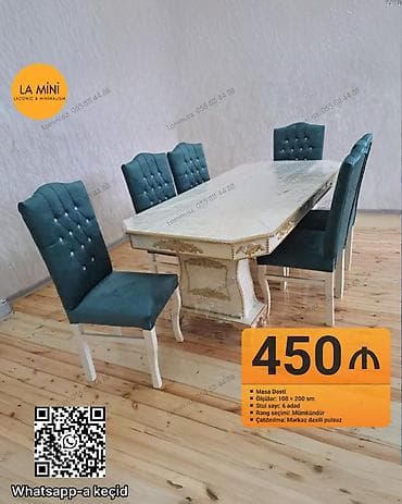 dirnaq stolu: 6 stul — 1