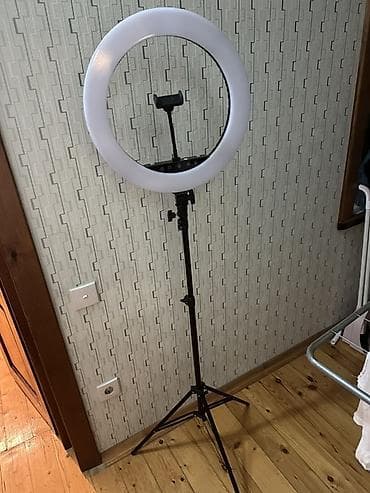 HQ-18S LED Soft Ring Light dəsti - 18" (təxmini 45 sm) halqa işıq - — 1