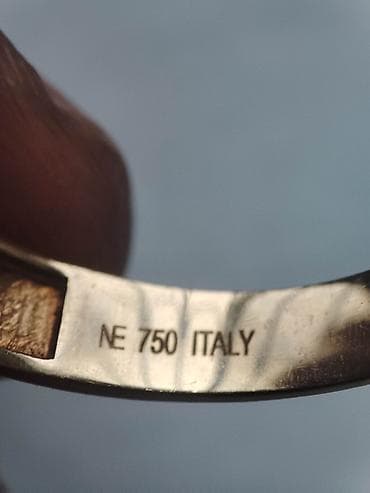 oğlan nişan üzükləri: Nişan, Üzük, Sarı qızıl, 750 Əyar, Brilyant — 6