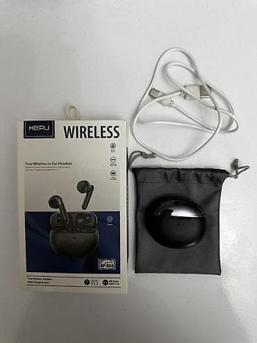 irsad qulaqciqlar: İşlənmiş Simsiz (Bluetooth) Qulaqcıqlar, rəng - Qara — 4