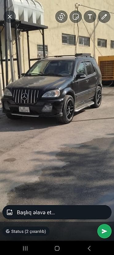 hyundai accent 2013: Mercedes-Benz M-Class (W163) SUV - Kuzov: qara rəng, şəhər və uzun — 2