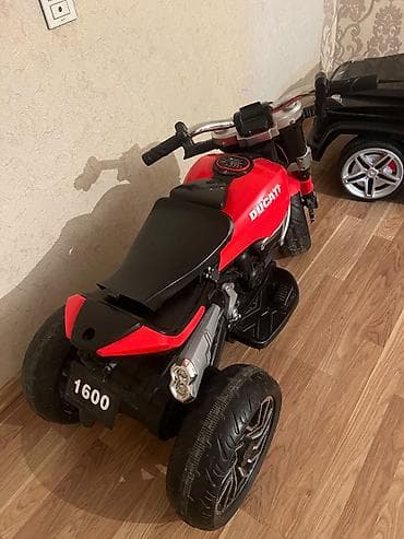 uşaqlar ucun oyuncaqlar: Uşaq üçün elektrikli üçtəkərli motosiklet – “DUCATI” dizaynlı - — 2