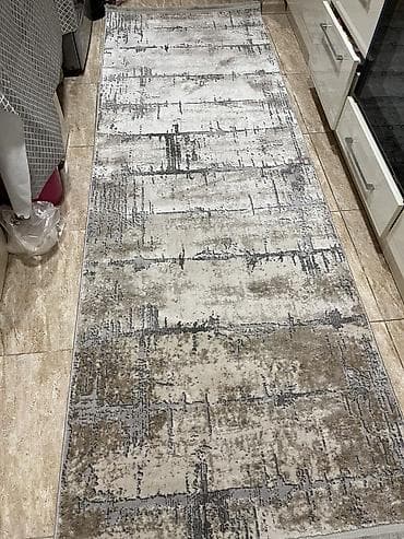 kavralit: Xalça - Rəng palitrası: boz, qəhvəyi-bej və açıq krem tonları; müasir — 3