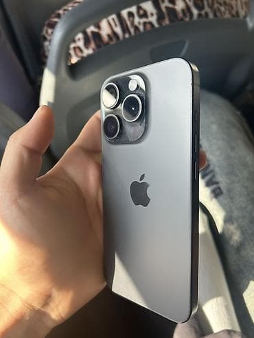 IPhone 15 Pro, 256 GB, Black Titanium, Face ID lalafo.az -da IPhone 15 Pro, 256 GB, Black Titanium, Face ID