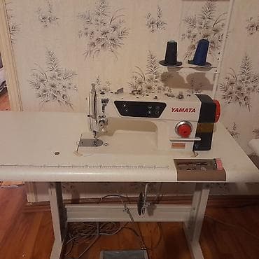 maşın maqnitofon: YAMATA sənaye tikiş maşını – masa və ayaq pedalı ilə komplekt — 2