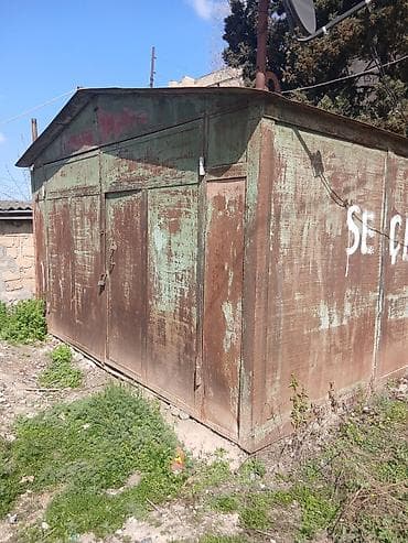 Metall qaraj/konteyner tipli anbar - Material: Tamamilə metaldan