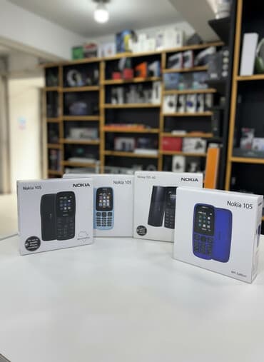 Nokia 105 4G, rəng - Mavi, Düyməli