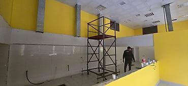 pəncərə silən aparat: Təkərli lesa (mobil iş qülləsi) icarəsi - İstifadə sahələri: fasad və — 10