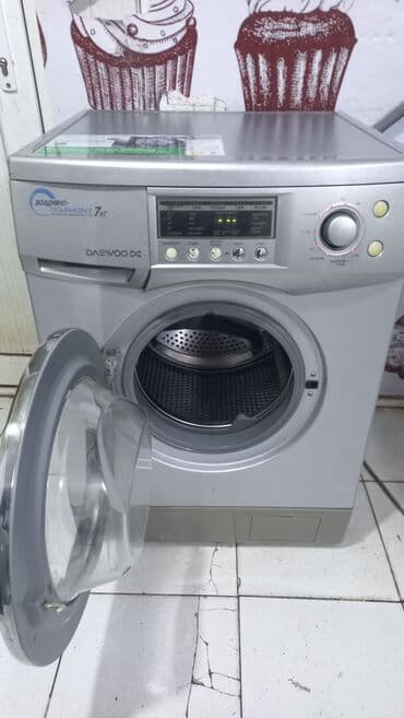 isdenmis paltaryuyan: Paltaryuyan maşın Daewoo, 7 kq, İşlənmiş, Avtomat, Ödənişli çatdırılma — 3