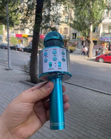 bluetooth mikrofon karaoke: Ws-858 Bluetooth mikrafon kalonka Endirim 25Yox 15Azn✅ ✅Mikrafon — 4