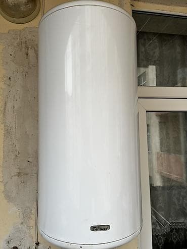 hamam pərdələri: Deluxe elektrik su qızdırıcısı – 100 litr - Şaquli divara quraşdırma — 2