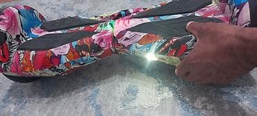ps 3 cd: Qrafiti dizaynlı hoverboard (self-balansing skuter) - Təkər ölçüsü — 3