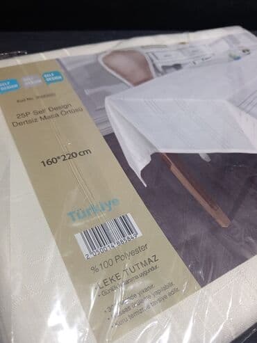 Süni güllər: Yeni rəng - Bej Kətan Süfrə, Pulsuz çatdırılma — 4