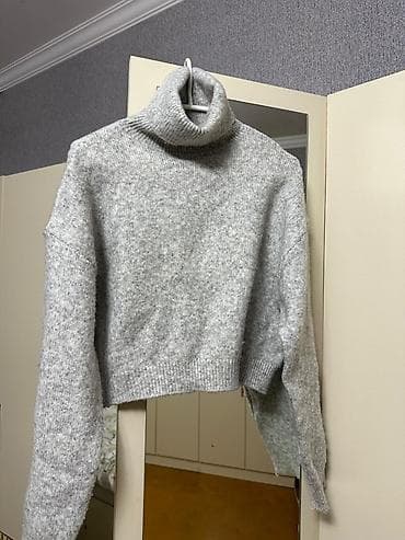 Кофта, Stradivarius, One size, цвет - Серый at lalafo.az Кофта, Stradivarius, One size, цвет - Серый